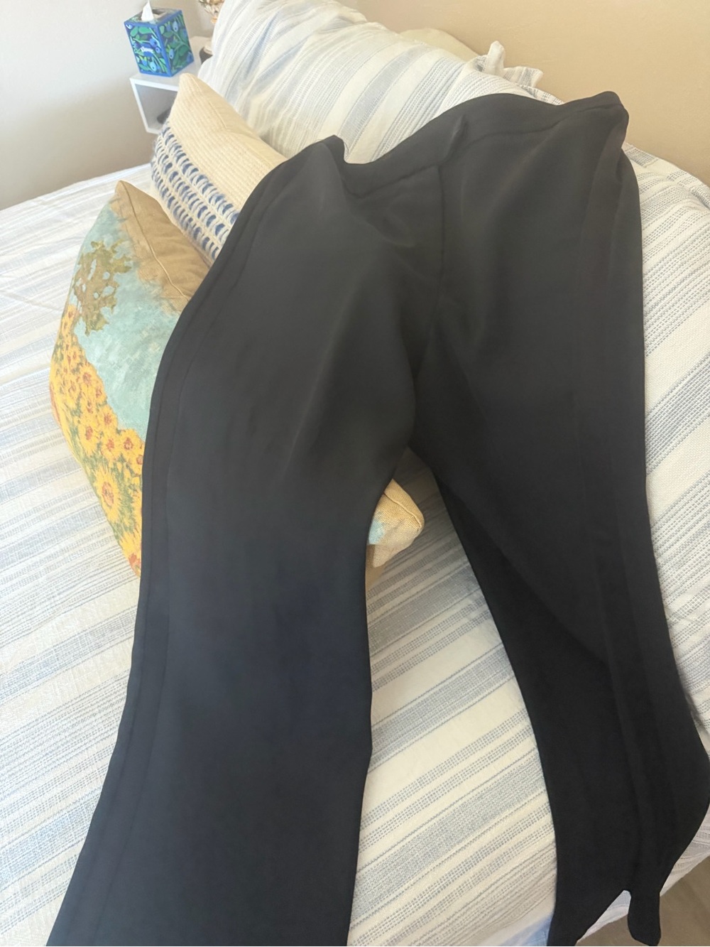 Classic Black Wide-Leg Women's Pants